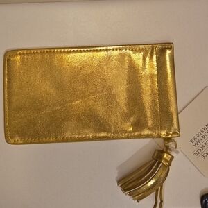 Gold Tassel Women's Sunglass Case